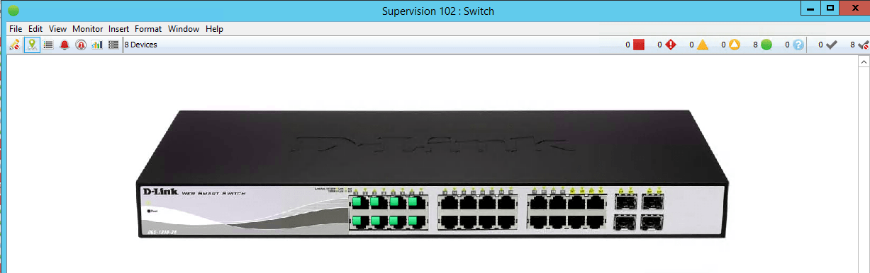 Monitoring de l'état des ports réseau d'un switche avec Intermapper